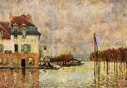 Alfred Sisley L Inondation a Port Marly USA oil painting artist